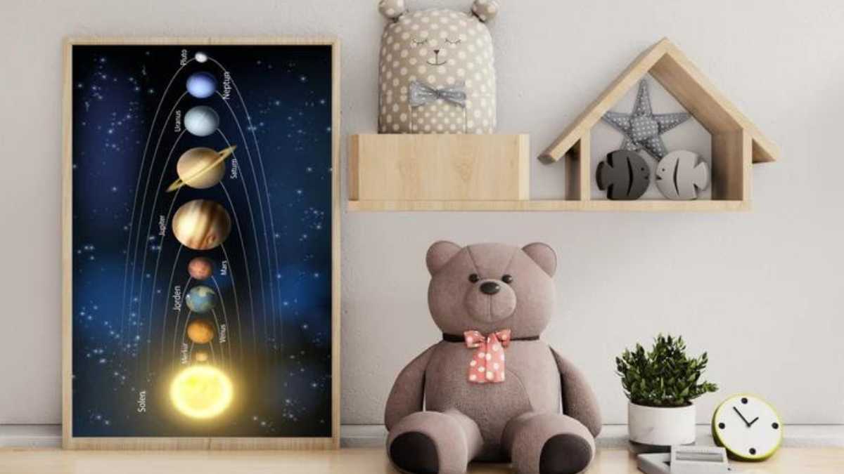 Slik pynter du barnerommet med plakater