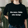 Design din egen t-skjorte med bilde, tekst eller design