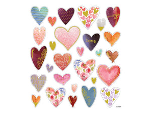 Love hearts stickers - Stickers