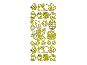 Easter yellow stickers - Stickers