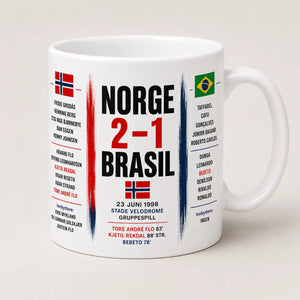 Norge slo Brasil 2–1 i 1998 – Historisk fotballkrus