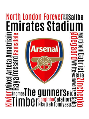 Arsenal word poster