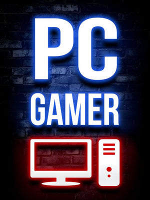 Neon Gaming Poster - PC Gamer
