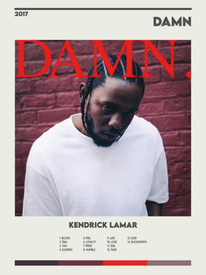 Kendrick Lamar - Damn - Poster