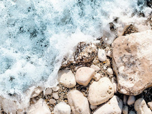 Waves on rocks