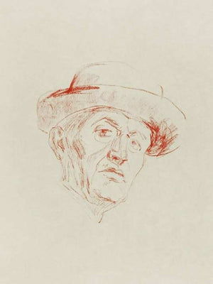 Selvportræt med hat, Edvard Munch - Plakat