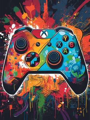 Graffiti Gaming Poster - Xbox