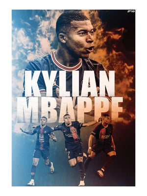 Kylian Mbappé - Poster by Zeyad