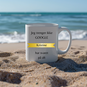 Mug for someone who knows more than Google