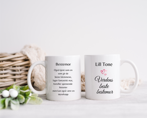 Mug for grandma - with your own name on it