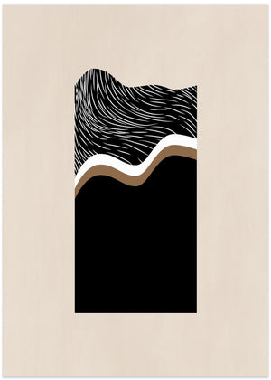 White Wave Art No.2