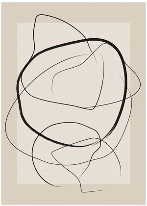 Soft Abstract Lines Art