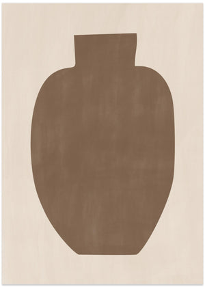 Brown vase