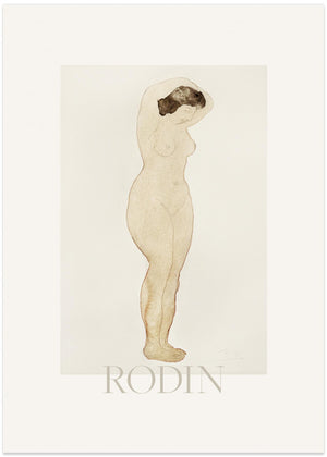 Nude, Standing With Hands On Head