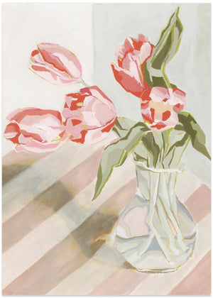 Tulipaner i en vase