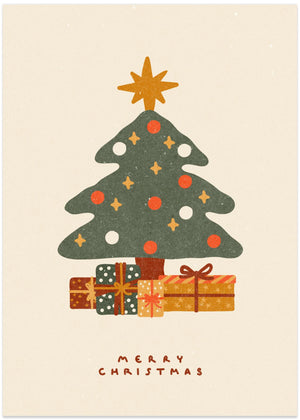 Christmas tree with gifts
