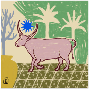 Azure Horned Oasis
