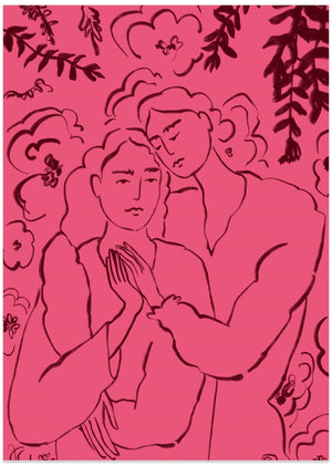 Holding Hands Pink