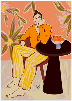 Woman With Oranges