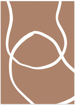 Abstract Lines Mocha 2
