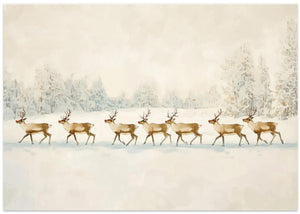 Winter Wonderland: Reindeer Procession