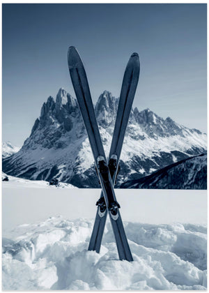 Crossed Skis