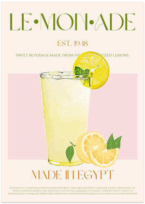 Refreshing Glass of Lemonade