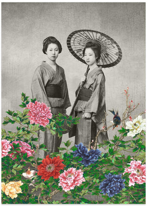 Vintage Japanese Peonies