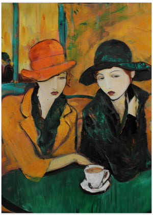 Two Women In Cafe