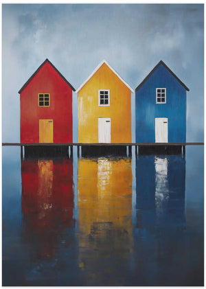 Colorful Coastal Reflections