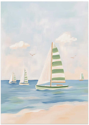 Summer Sailboat Serenity