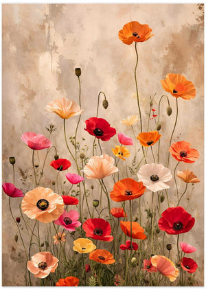 Vibrant Poppy Garden
