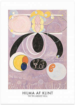 The Ten Largest No.6 Poster - Hilma Af Klint