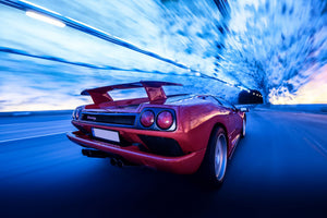 Lamborghini Diablo car poster - By Kaj Alver