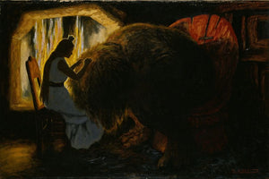 The Princess Lures the Troll, Theodor Kittelsen - Poster