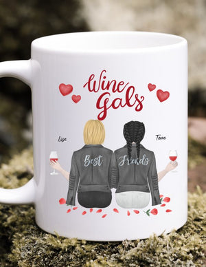 Wine Friends - Personalised Mug
