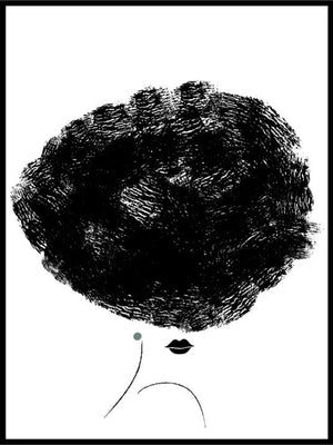 Ballerina Hair - Poster - Plakatbar.no