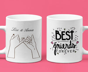 Best Friends Forever - Med egne navn - Plakatbar.no