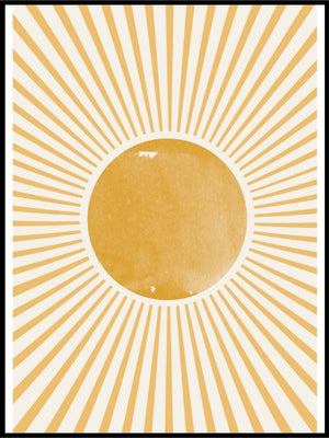 Boho Sun Plakat eller Lerret - Plakatbar.no