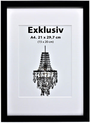 Exklusiv 2.0 sort - Plakatbar.no