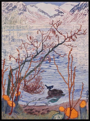 Fugl på sten, Nikolai Astrup - Plakatbar.no