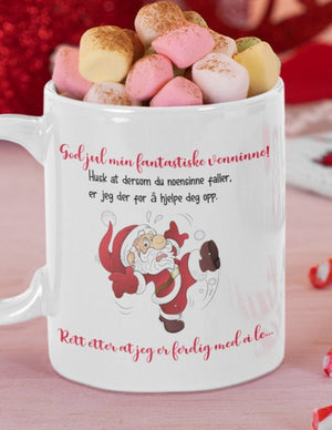 Julekrus til venninne - Plakatbar.no