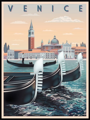 Kopi av Vintage Venice Poster - Plakatbar.no