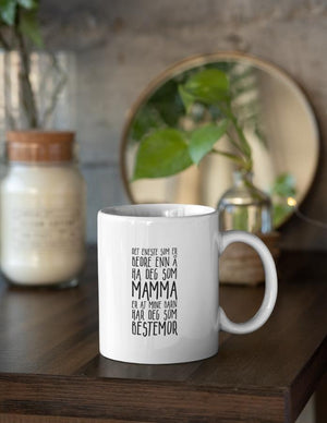 Krus til Mamma og Bestemor - Plakatbar.no