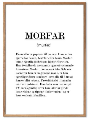 Morfar poster
