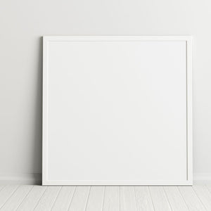 Oslo Kvadrat Hvit - Plakatbar.no