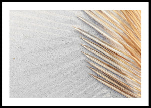 Silver gold palm Poster - Plakatbar.no