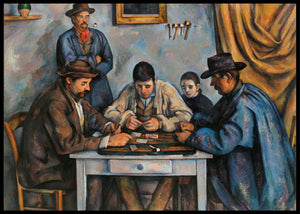 The Card Players, Paul Cezanne- Plakat - Plakatbar.no