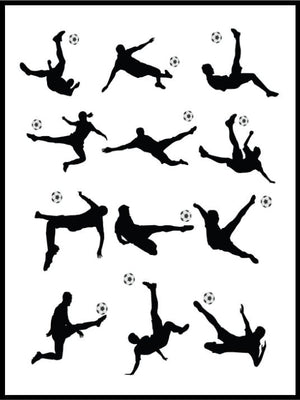 Ulike fotballteknikker - Plakatbar.no