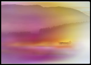 Watercolor seascape poster - Plakatbar.no